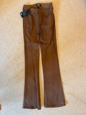 PAIGE Women High Rise Jeans in Brown